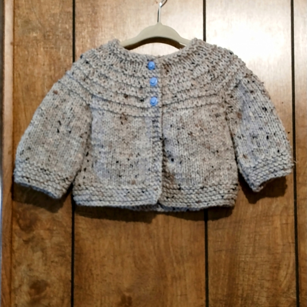 New Hand Knitted Baby Boy Sweater